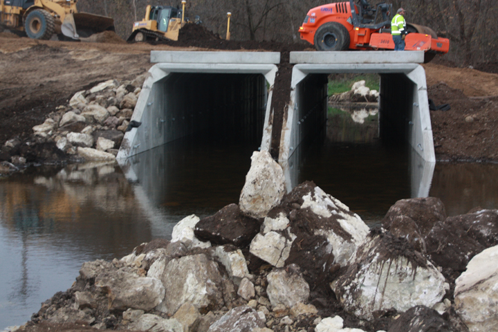 Installed Culvert Dodd Blvd Lakeville
